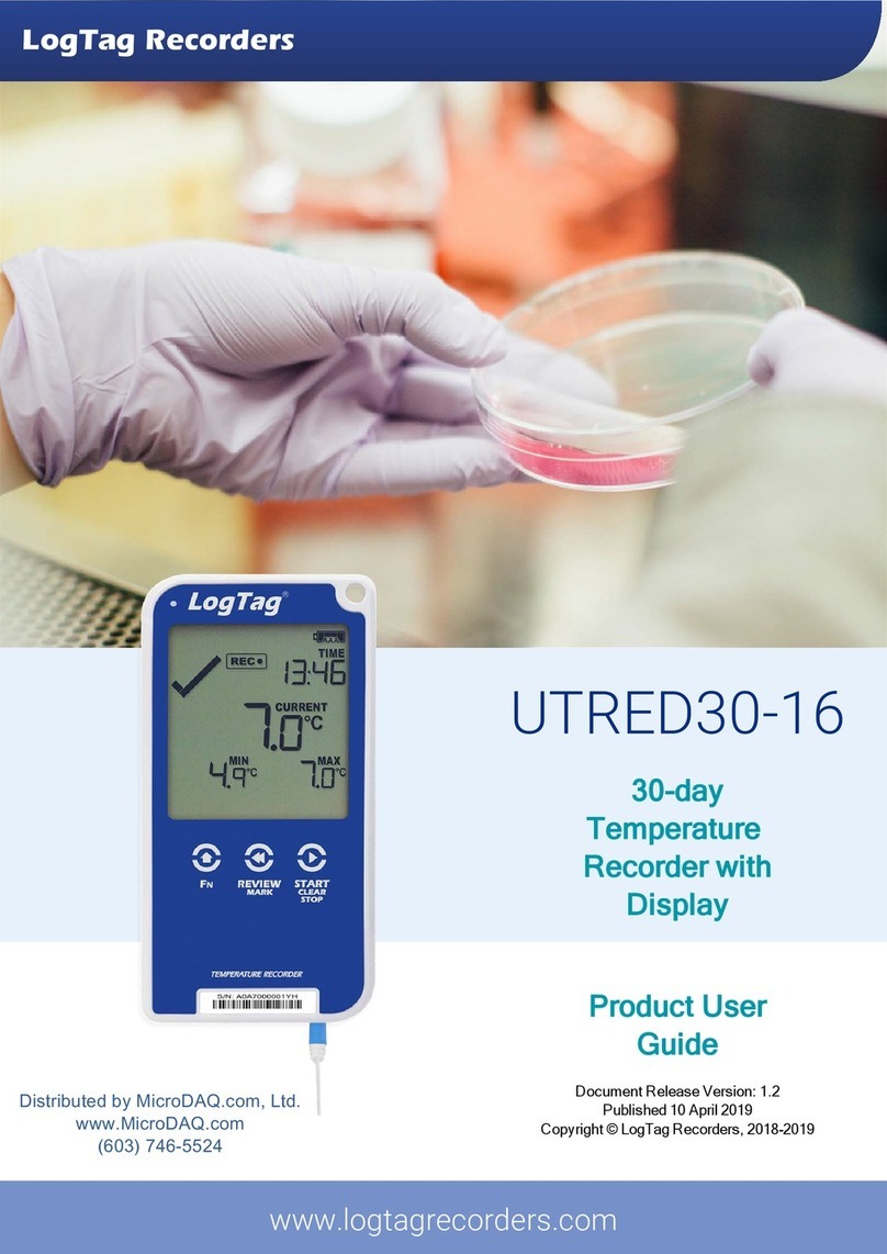 LogTag UTRED30-16 Product user guide