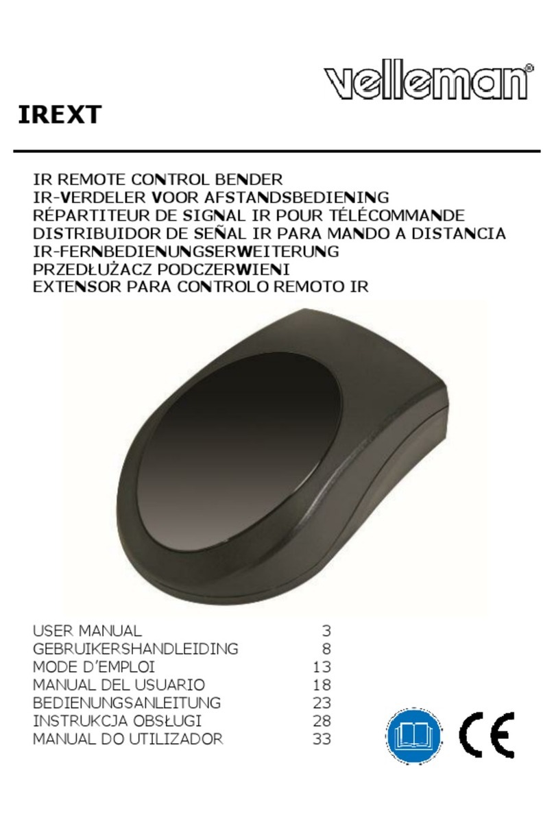 Velleman IREXT user manual