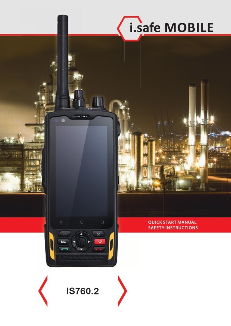 ISAFE MOBILE IS760.2 Instruction manual ISAFE MOBILE IS760.2 Instruction manual
