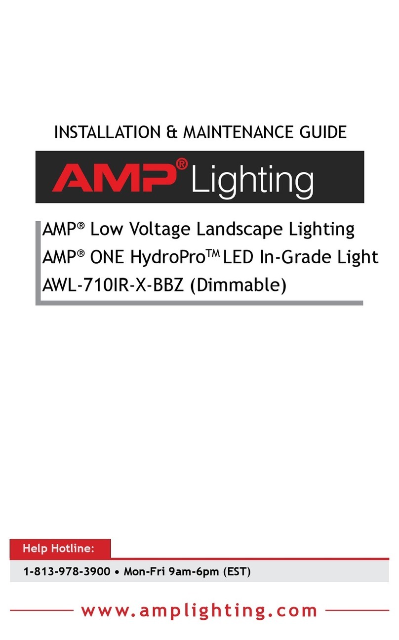 AMP Lighting AWL-710IR-X-BBZ Series Operating and safety instructions AMP Lighting AWL-710IR-X-BBZ Series Operating and safety instructions