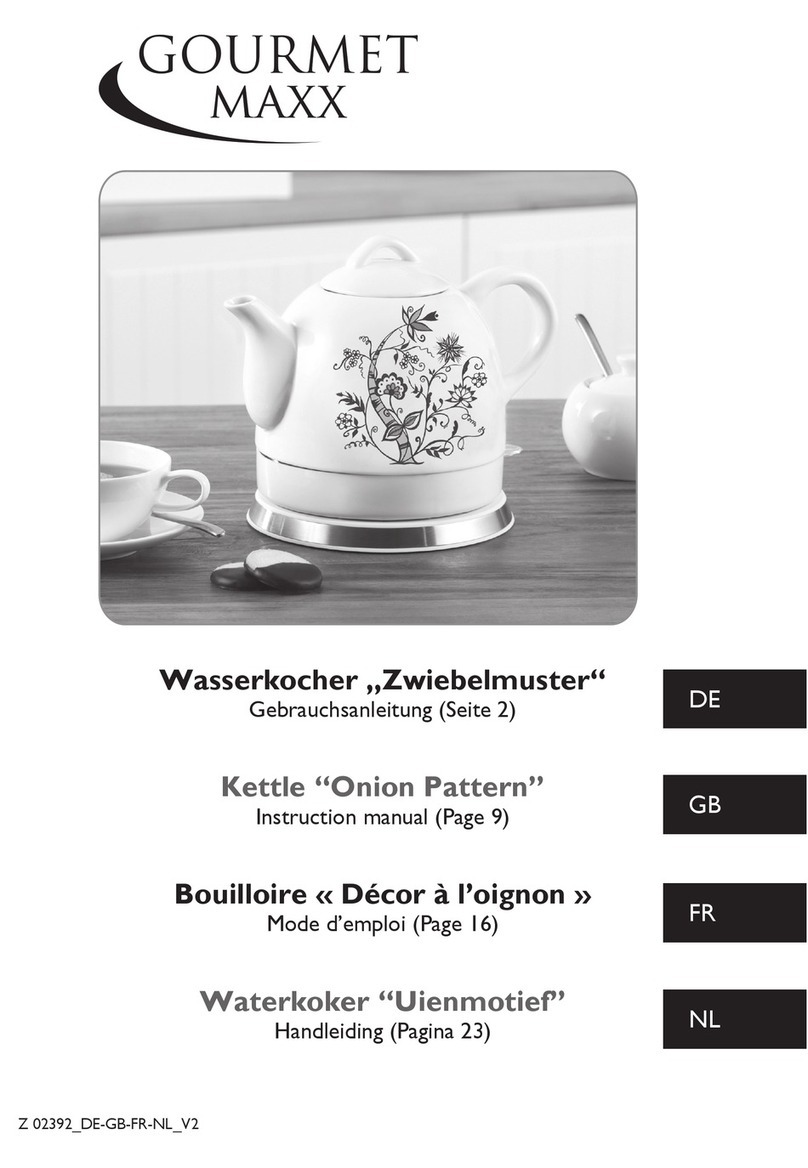gourmetmaxx Onion Pattern instruction manual