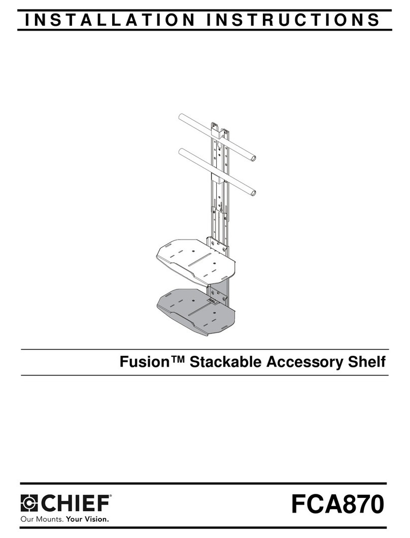 CHIEF Fusion FCA870 installation instructions
