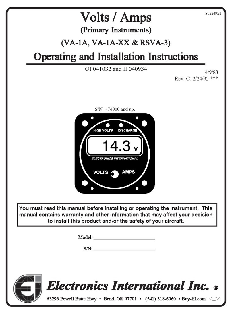 Electronics International Inc VA-1A User manual