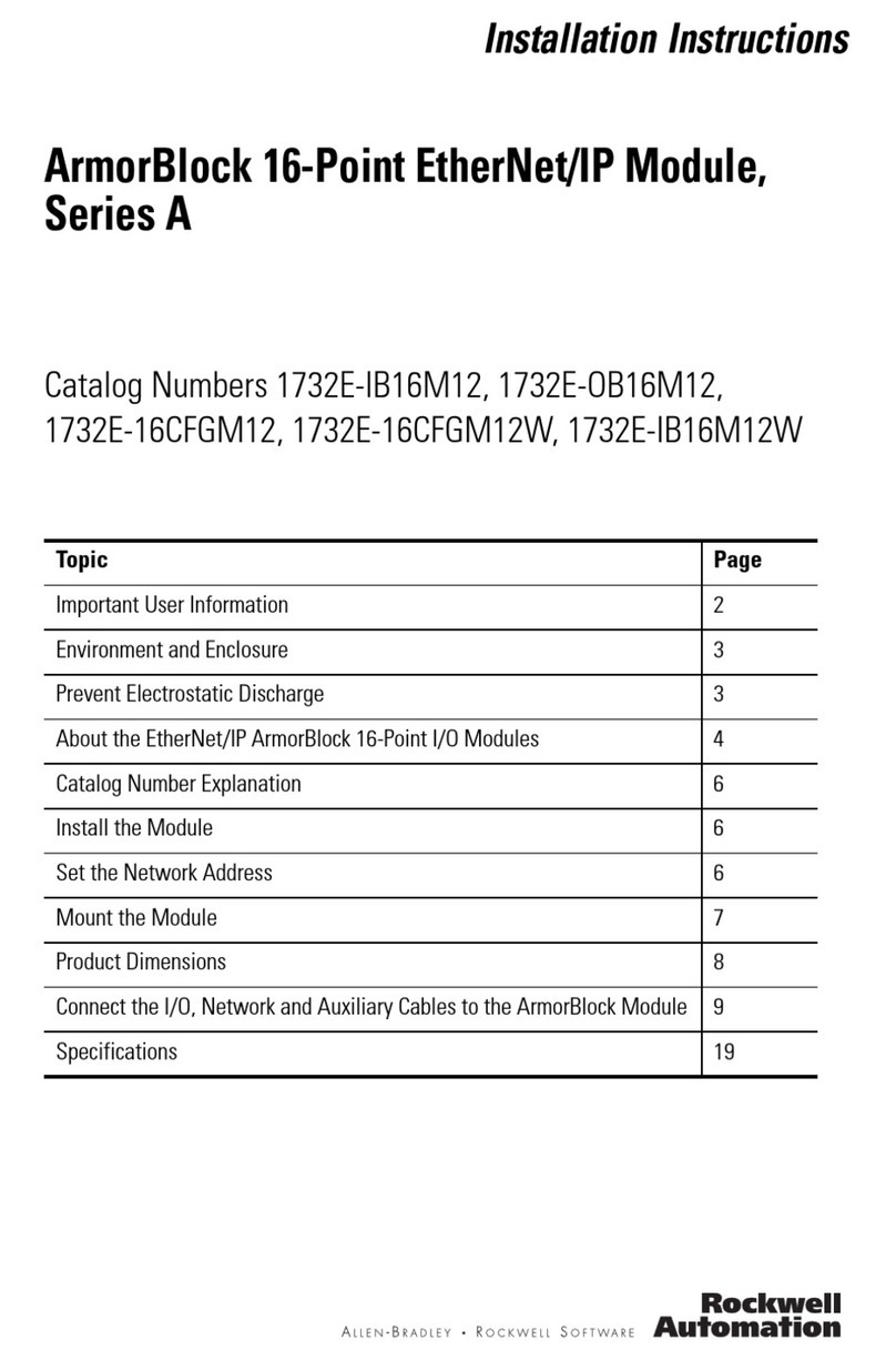 Allen-Bradley ArmorBlock A Series User manual