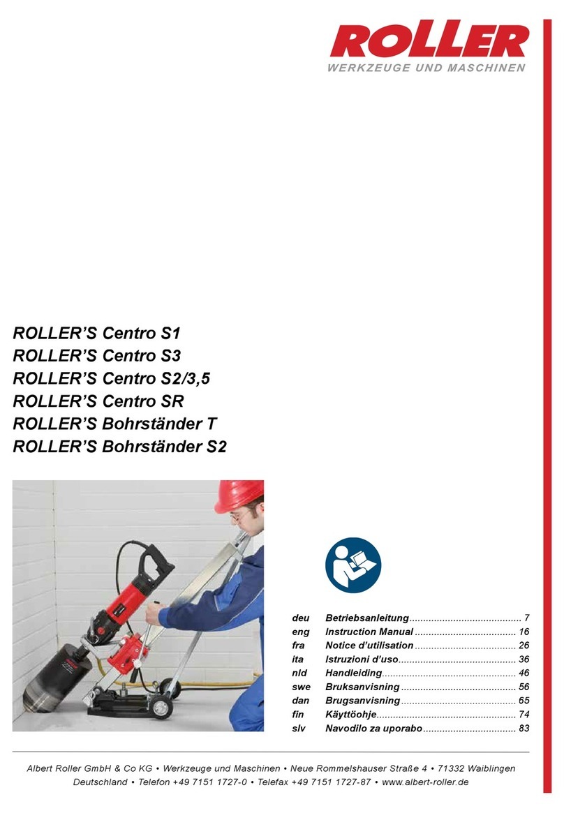 Roller Centro S3 instruction manual