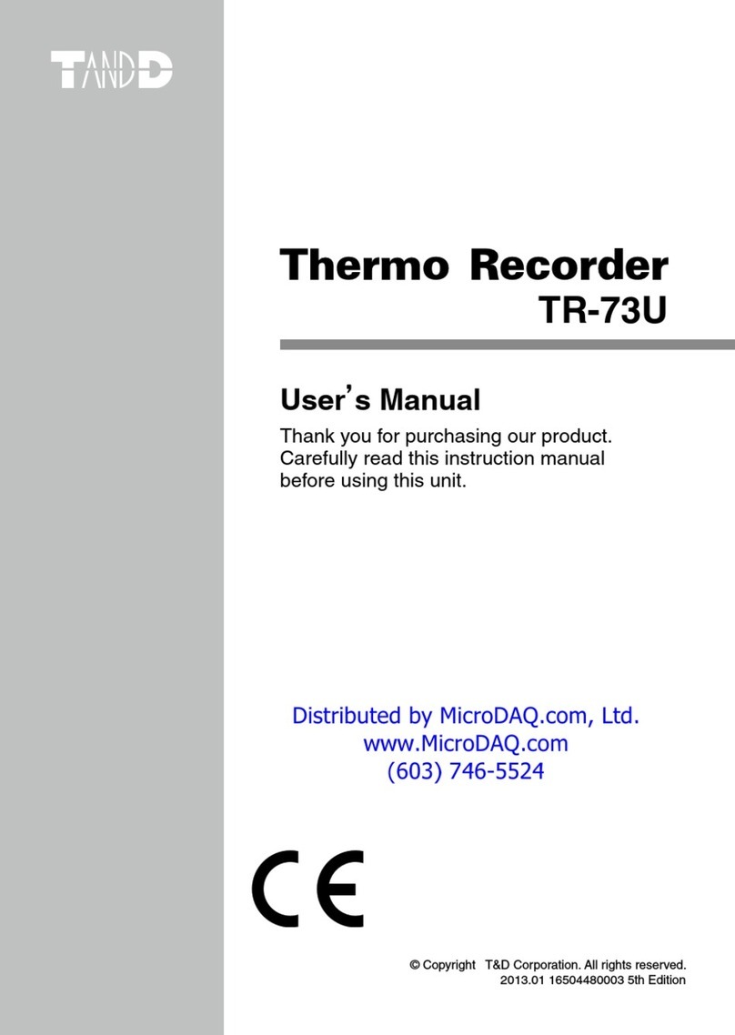 T&D TR-73U user manual
