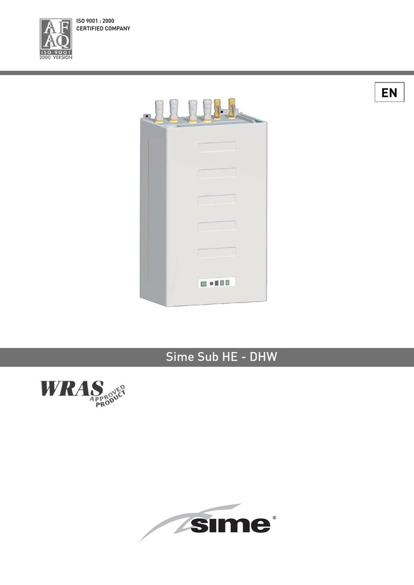 Sime SIME SUB HE/DHW 12/60 User manual