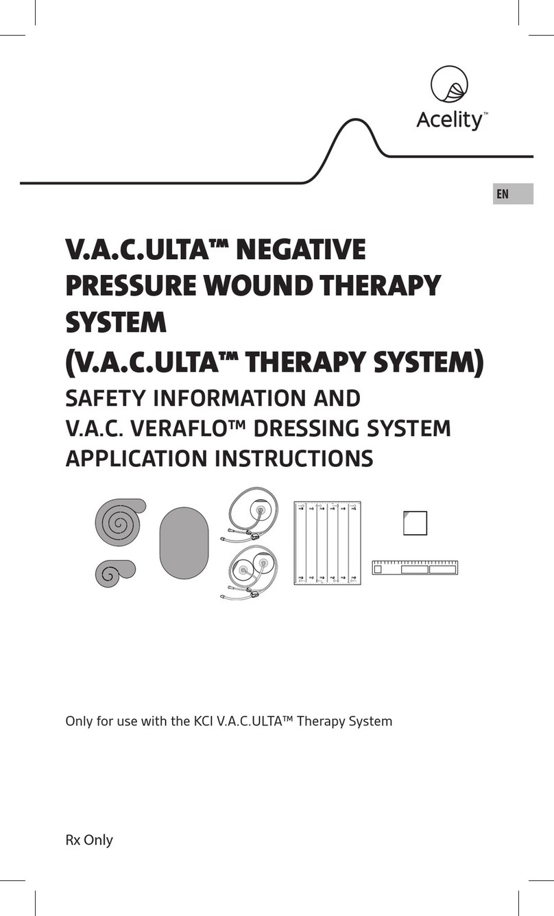 Acelity V.A.C.ULTA Safety information and application instructions