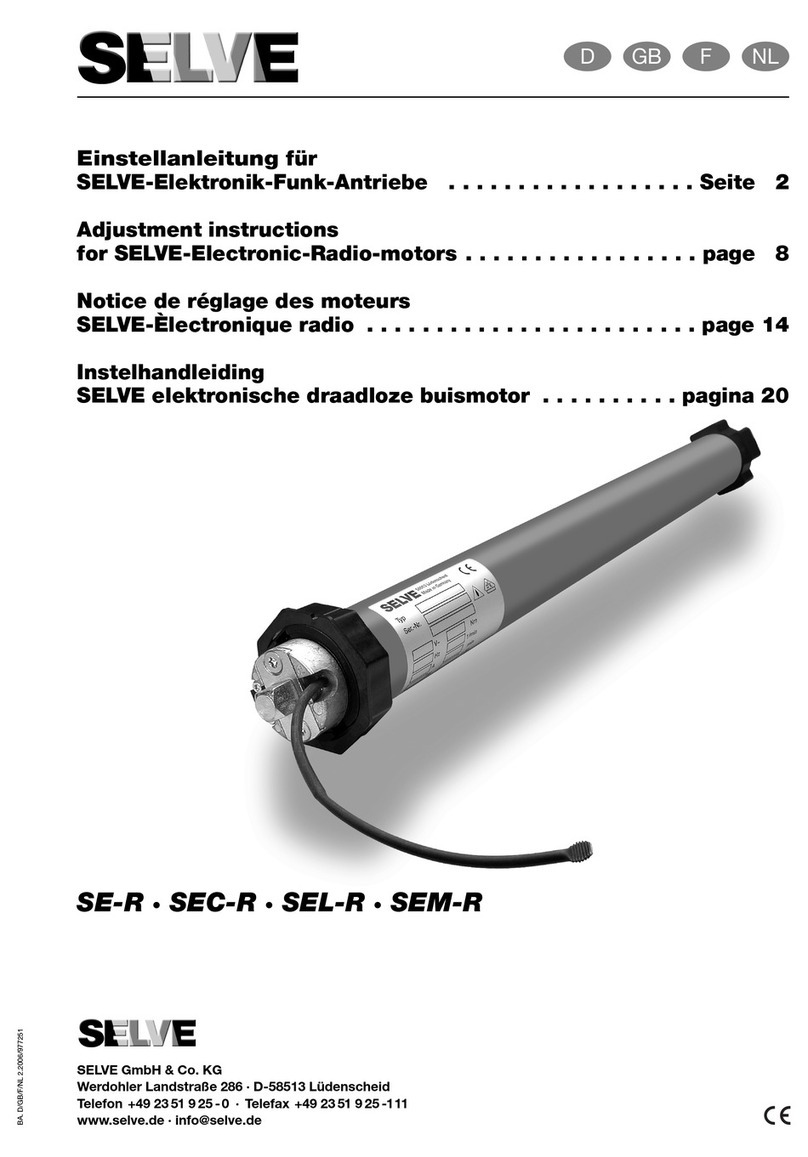 Selve SE-R Series Guide Selve SE-R Series Guide
