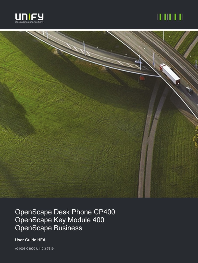 Unify OpenScape Key Module 400 user guide