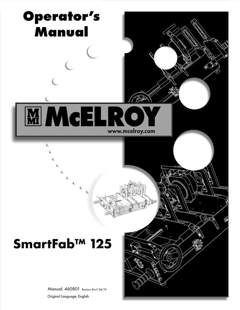 McElroy SmartFab 125 Operator's manual