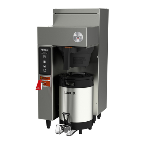 Fetco EXTRACTOR CBS-1131V+ Programming guide