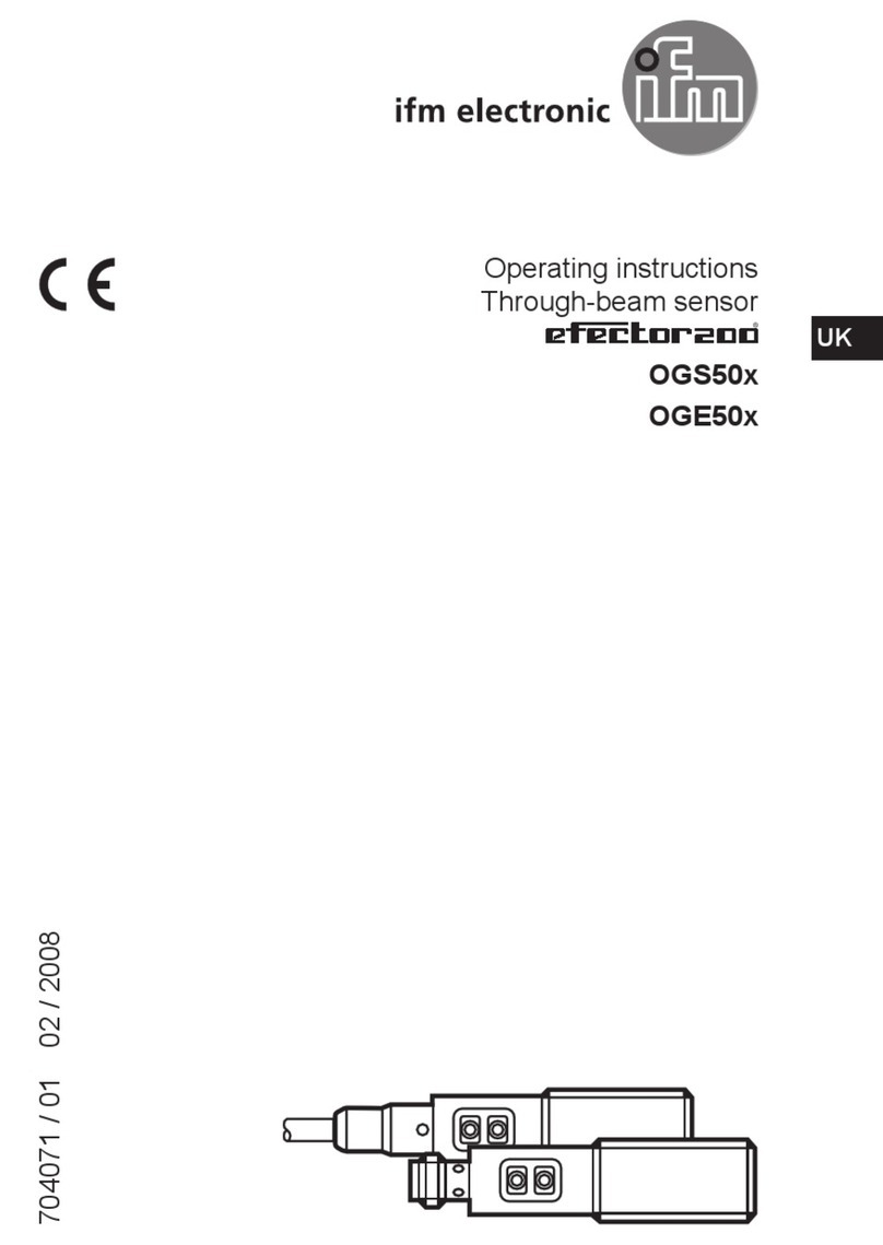IFM Electronic Efector200 OGS50 Series operating instructions