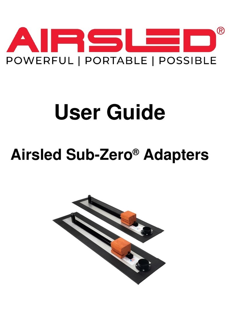 AIRSLED Sub-Zero Series user guide