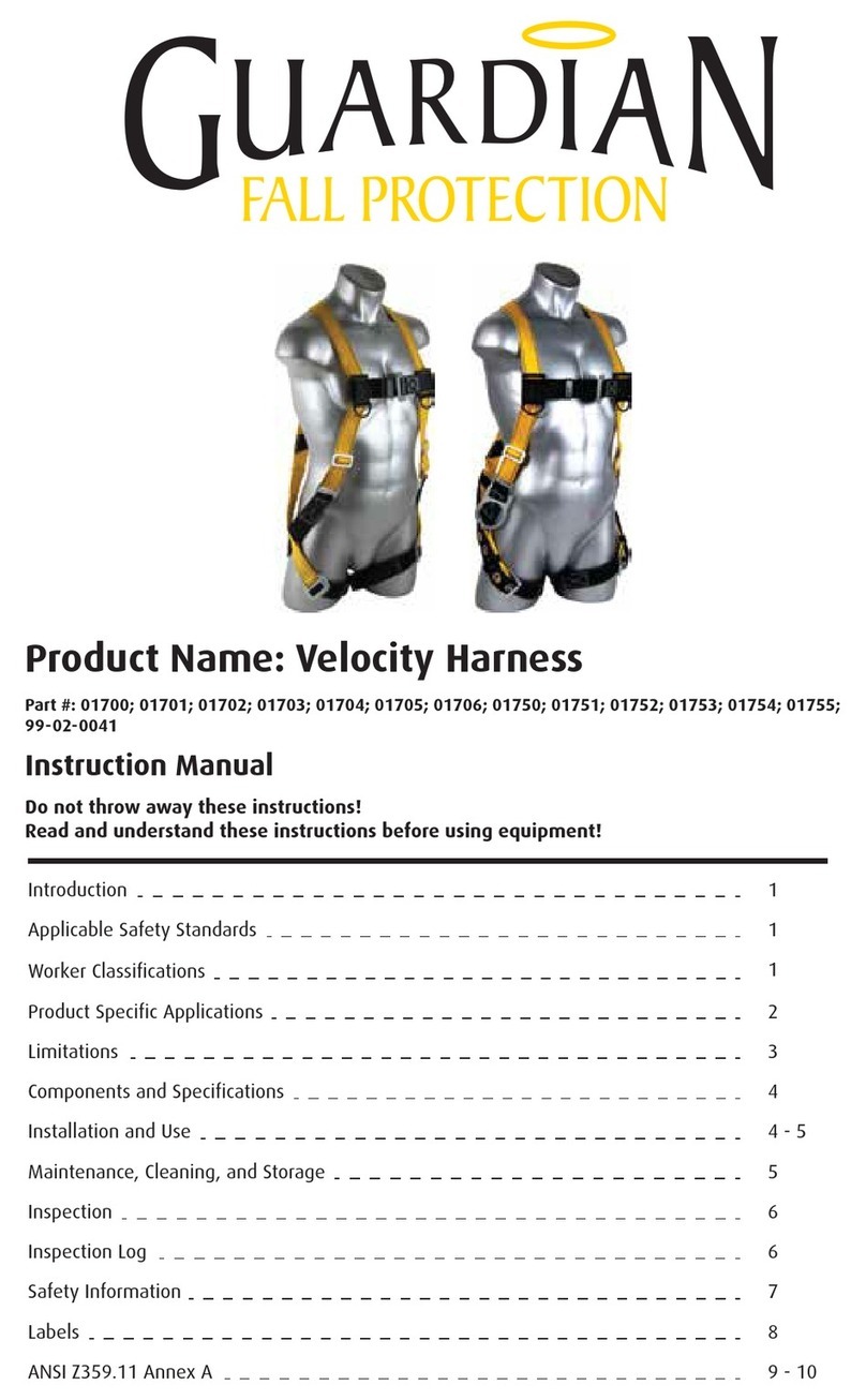 Guardian Velocity Harness instruction manual