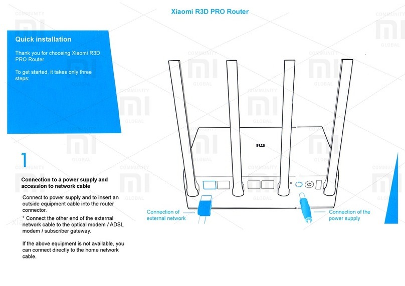 Xiaomi R3D PRO Original operating instructions Xiaomi R3D PRO Original operating instructions