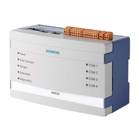 Siemens NK8222 Installation, Function & Configuration