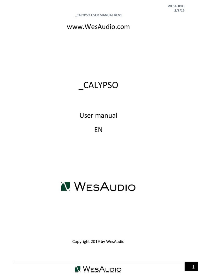 WesAudio CALYPSO user manual