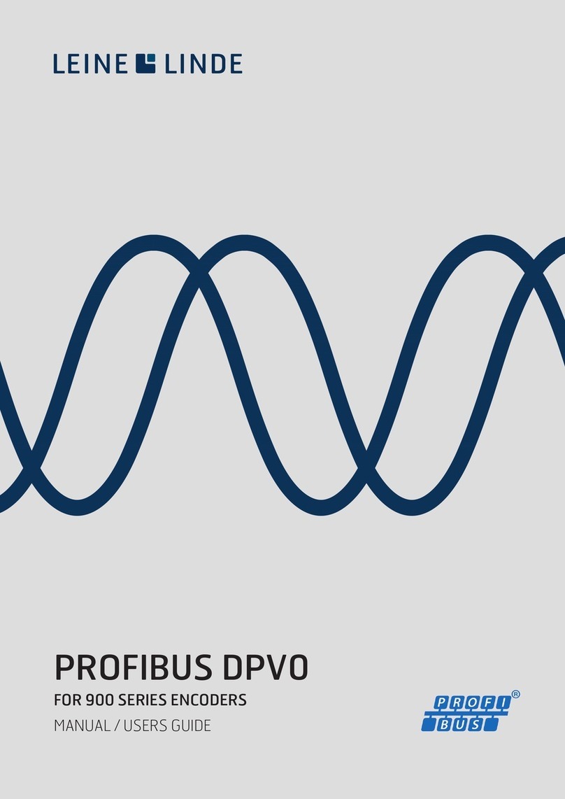 Leine Linde PROFIBUS DPV0 Manual and user guide