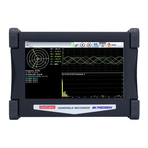 SEFRAM BK Precision DAS30 User manual SEFRAM BK Precision DAS30 User manual