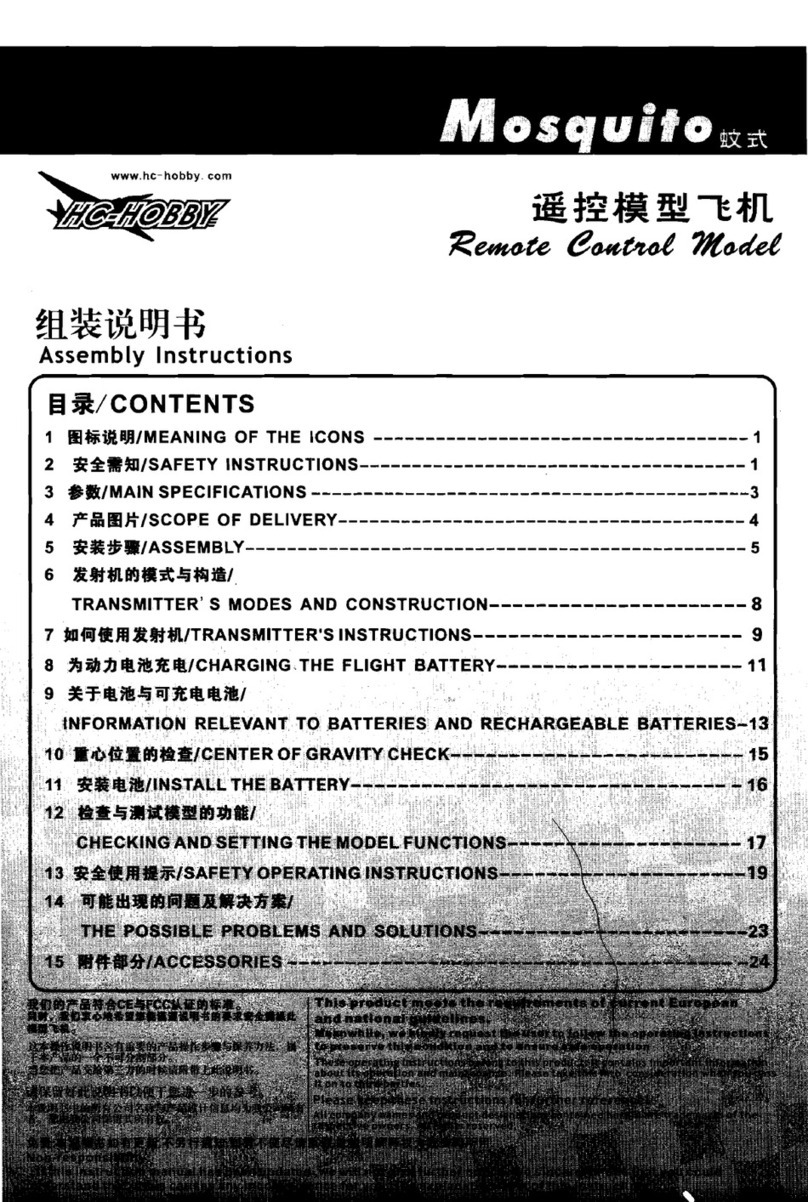 HC-HOBBY Mosquito Assembly instructions
