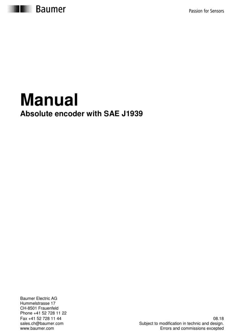 Baumer Absolute encoder manual