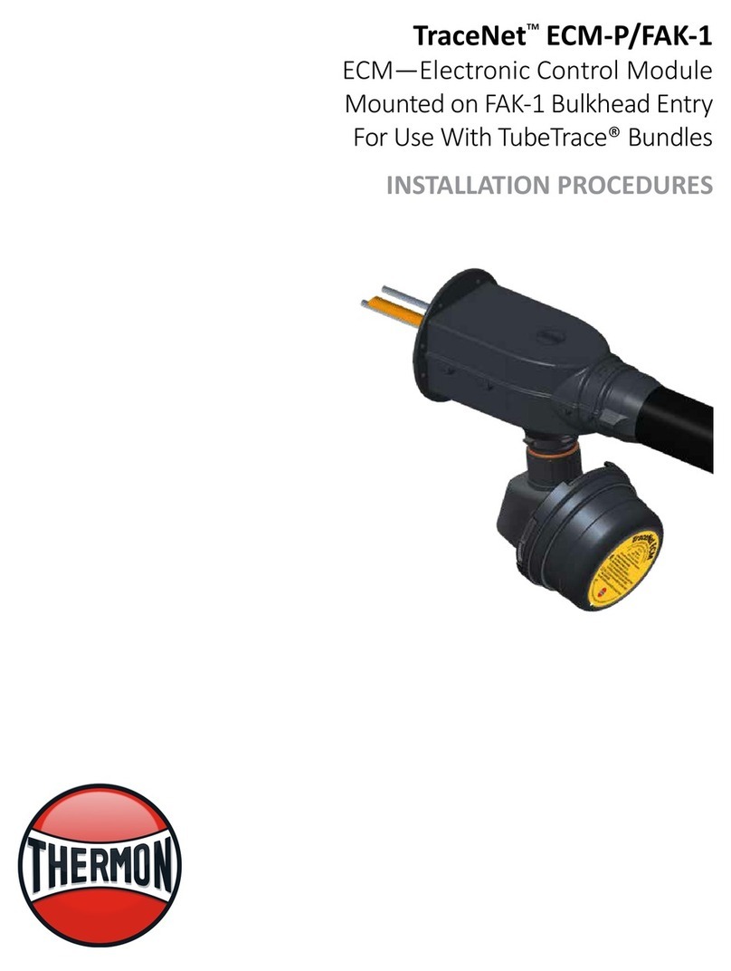 Thermon TraceNet ECM-P/FAK-1 Reference guide