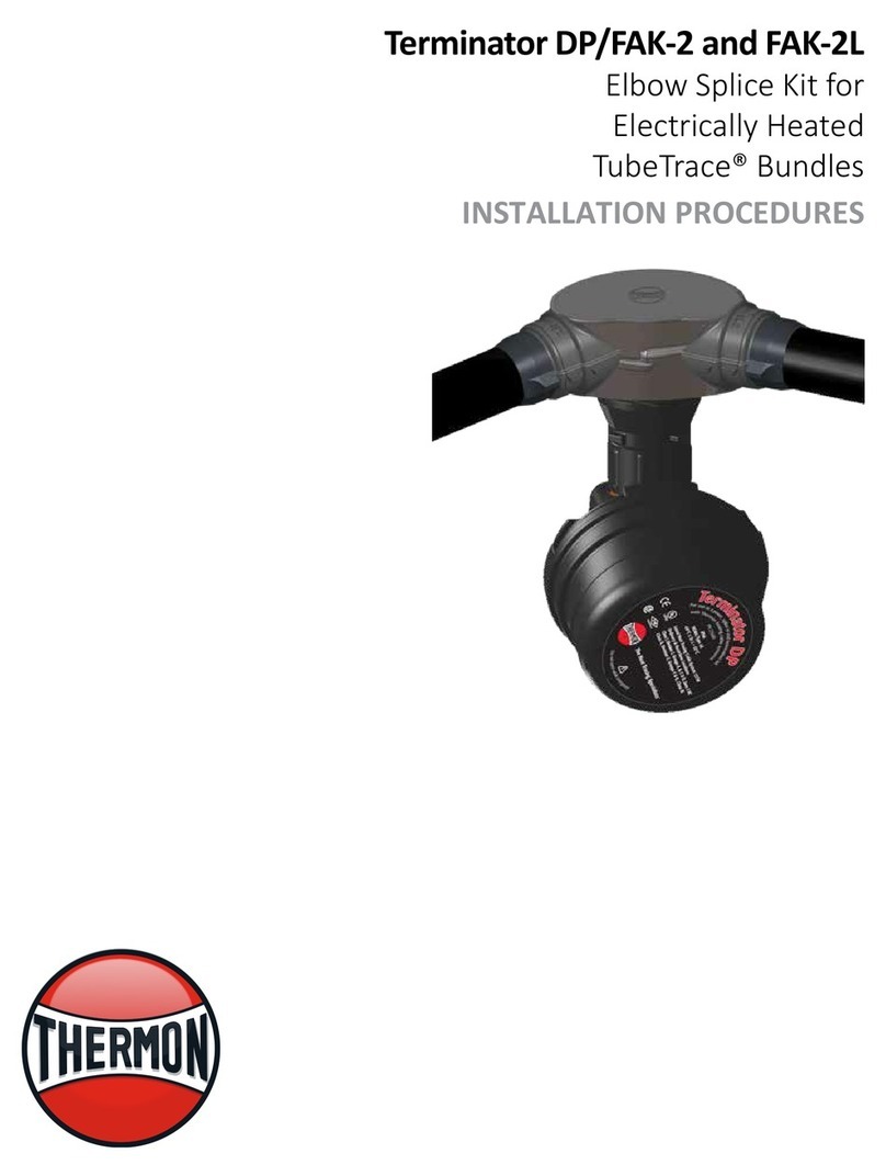 Thermon Terminator DP/FAK-2 Installation procedures Thermon Terminator DP/FAK-2 Installation procedures