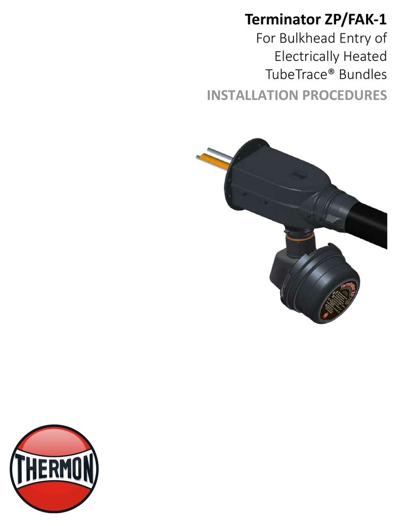 Thermon Terminator ZP/FAK-1 Reference guide
