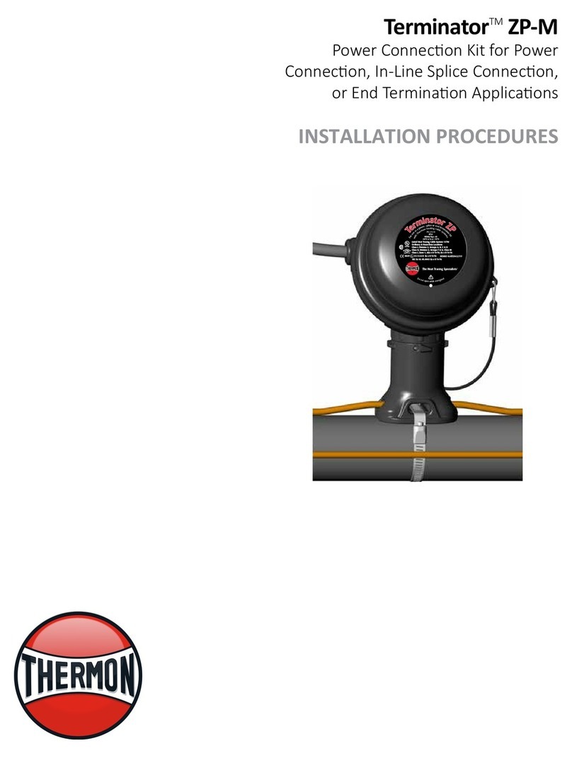Thermon Terminator ZP-M Installation procedures