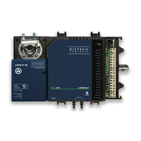Distech Controls ECL-VAV Series Hardware installation guide