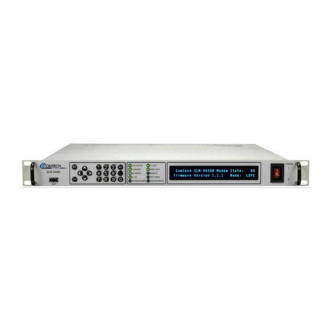 Comtech EF Data SLM-5650B Installation and operation manual