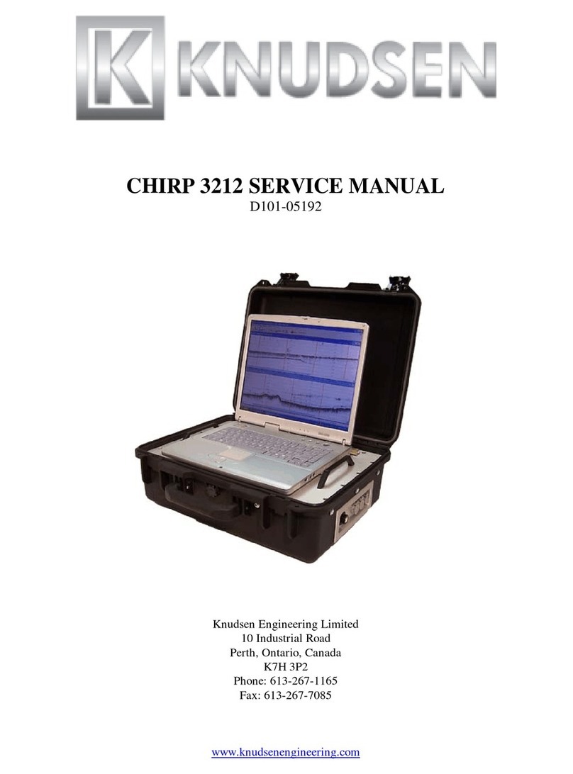 knudsen Chirp 3212 Service manual