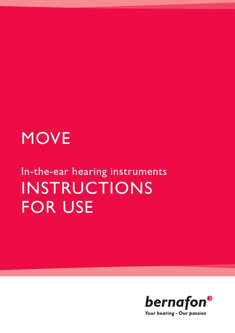 Bernafon MOVE Series Instructions for use