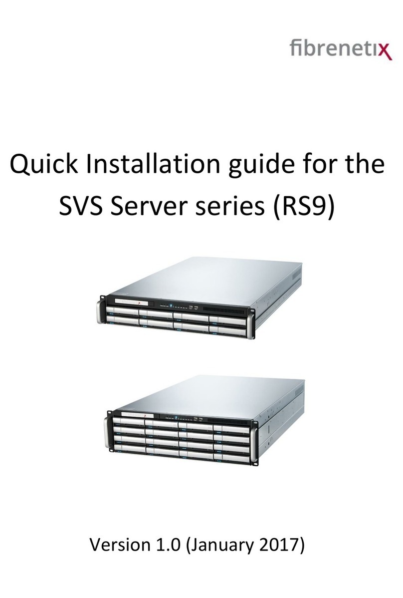 Fibrenetix SVS Series Quick installation guide