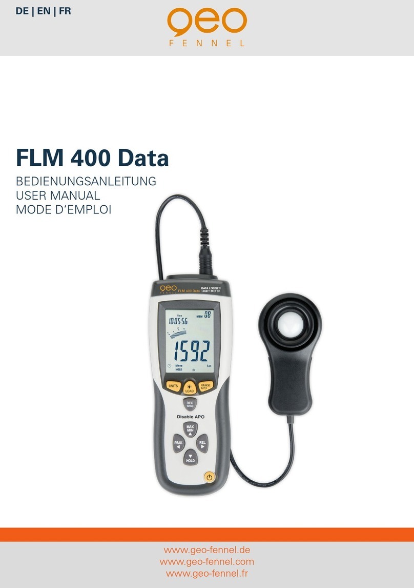 geo-FENNEL FLM 400 Data user manual