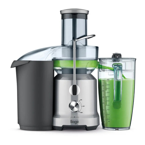 Sage Nutri Juicer Cold BJE430 quick guide