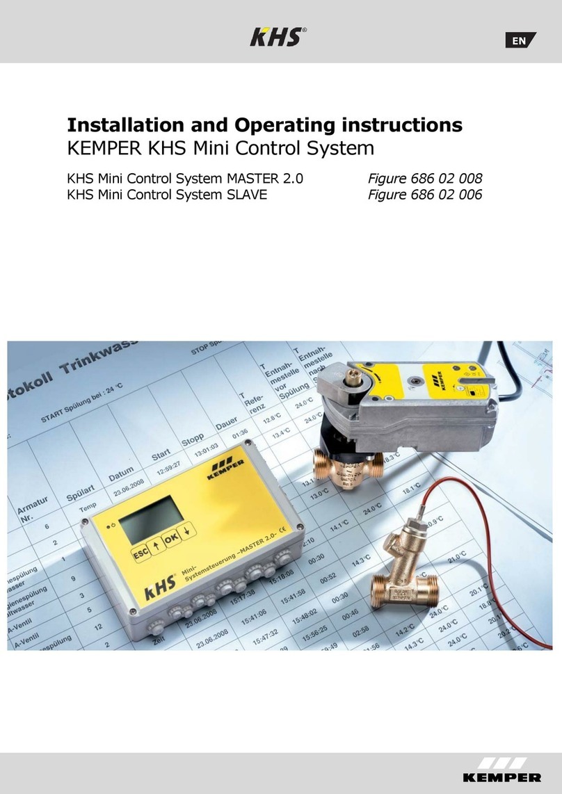 Kemper KHS Mini Control System MASTER 2.0 Installation and operating instructions Kemper KHS Mini Control System MASTER 2.0 Installation and operating instructions