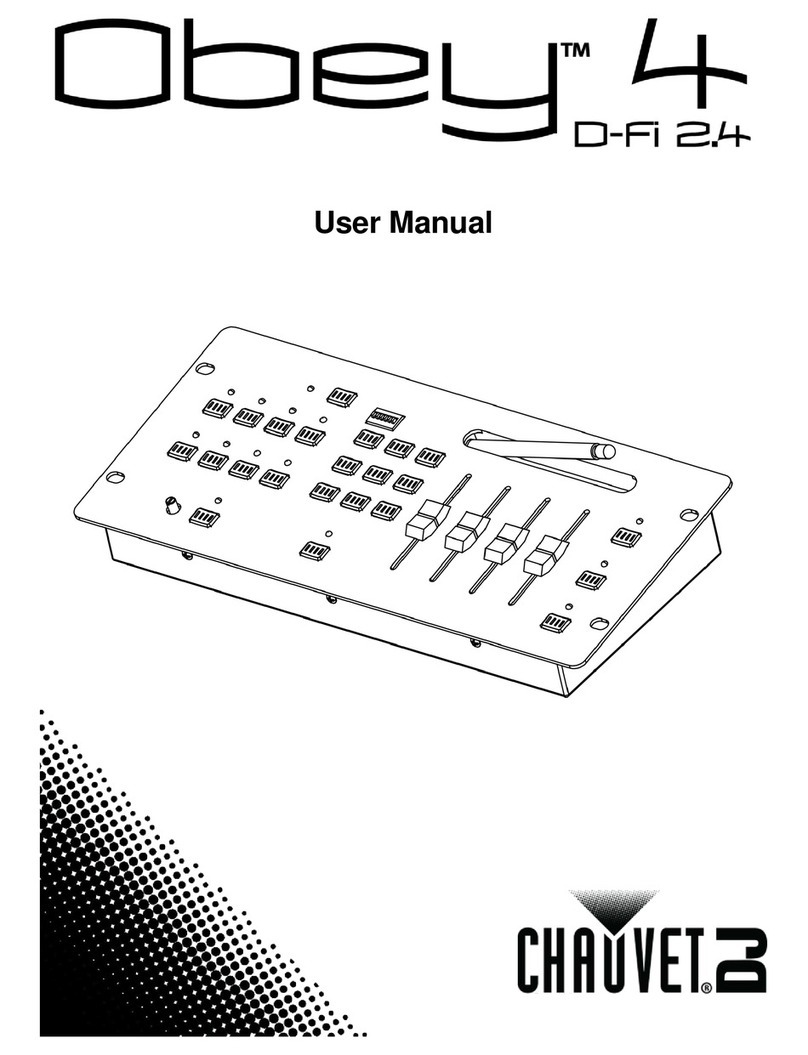 Chauvet DJ Obey 4 D-Fi 2.4 user manual