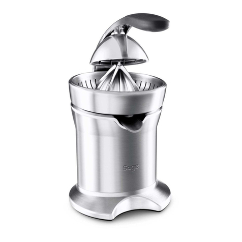 Sage Citrus Press Pro 800CP User manual