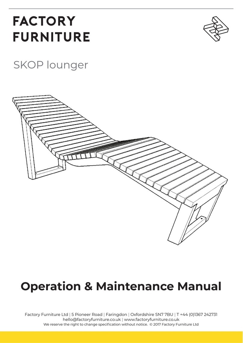 Factoryfurniture SKOP lounger Manual