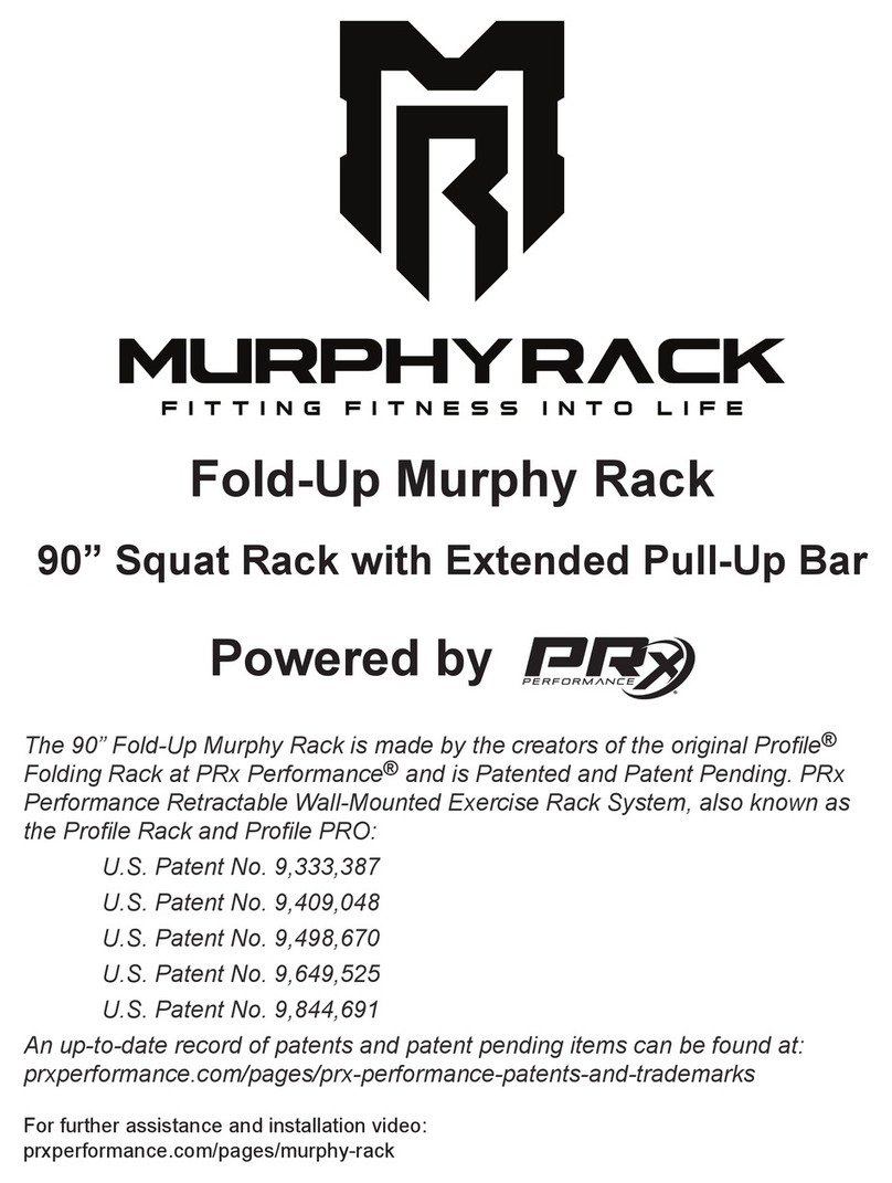 PRx Performance Murphy Rack Fold Up User manual PRx Performance Murphy Rack Fold Up User manual