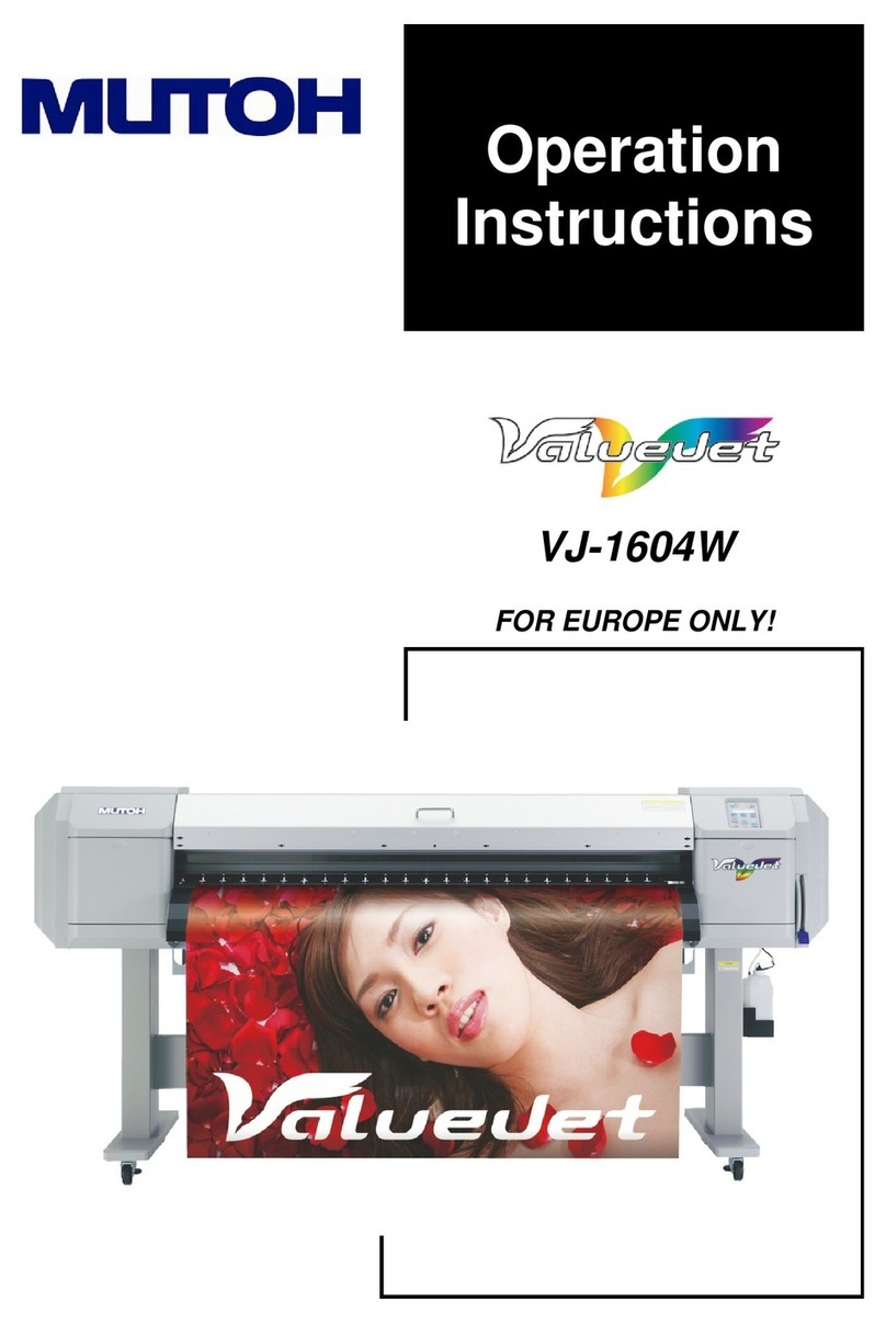 MUTOH ValueJet VJ-1604W User manual