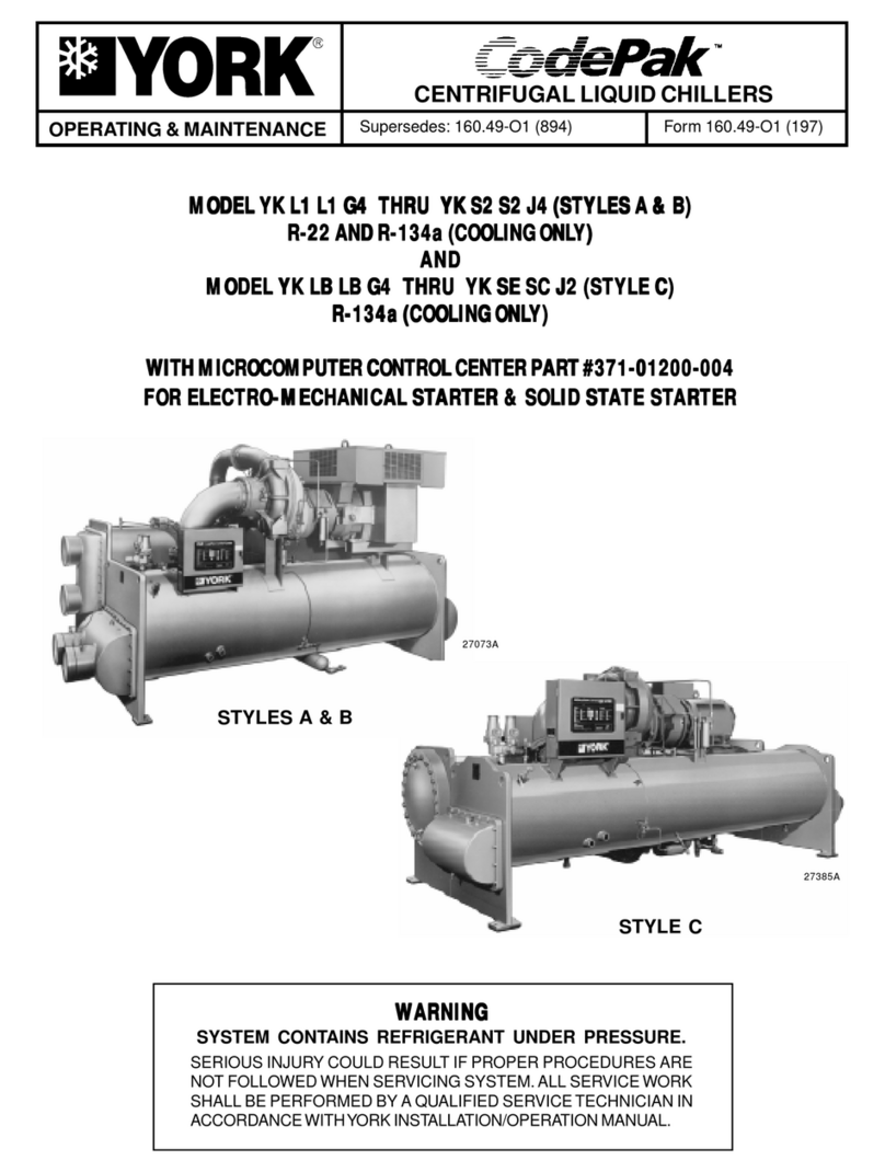 York CodePak YK L1 L1 G4 User manual