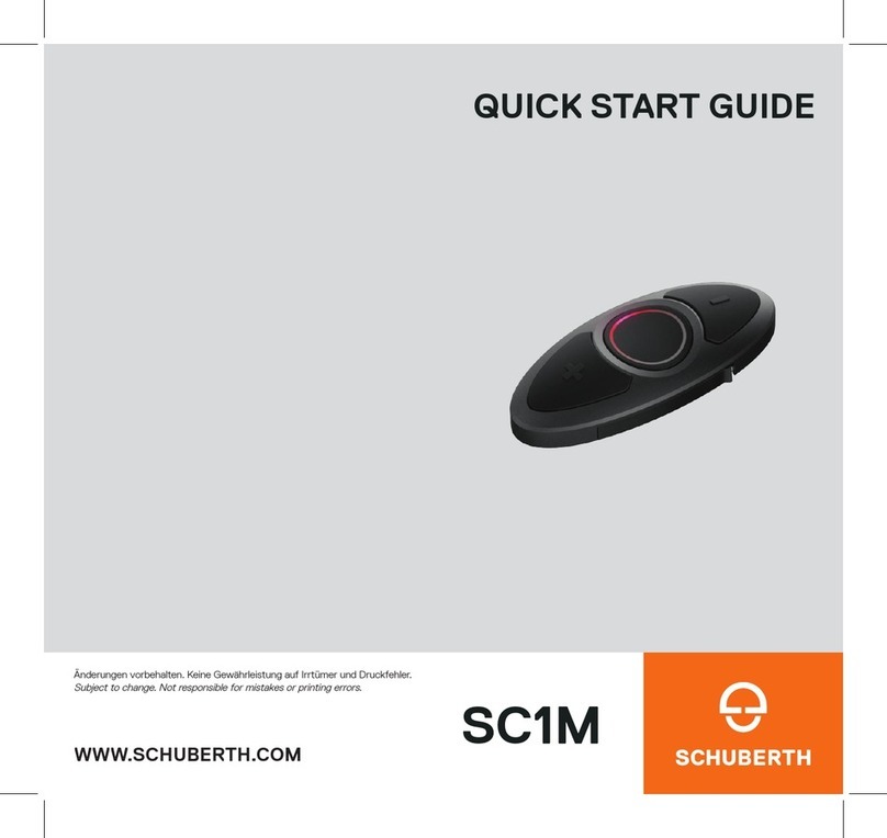SCHUBERTH SC1M User manual