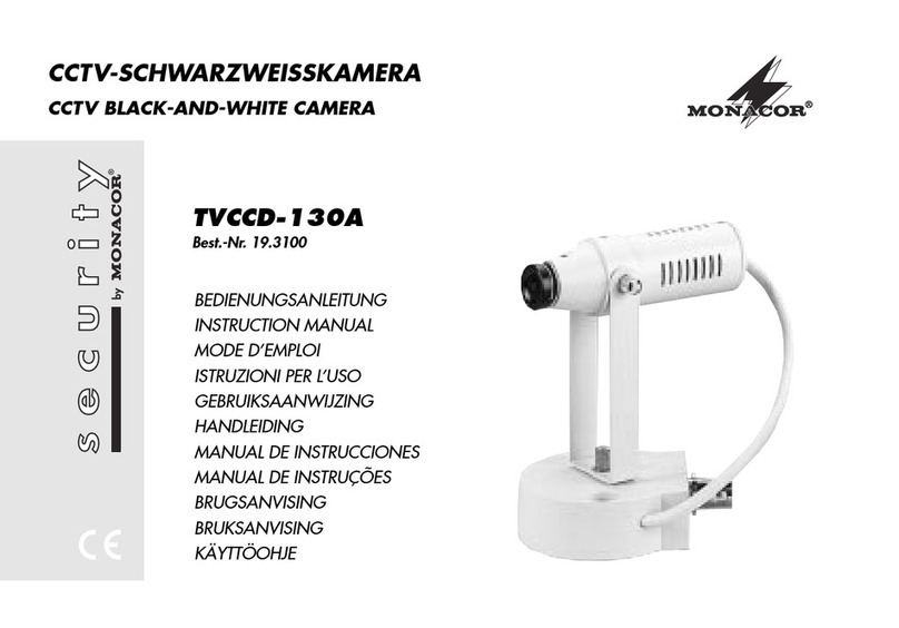 Monacor TVCCD-130A instruction manual