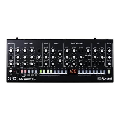 Roland SE-02 User manual