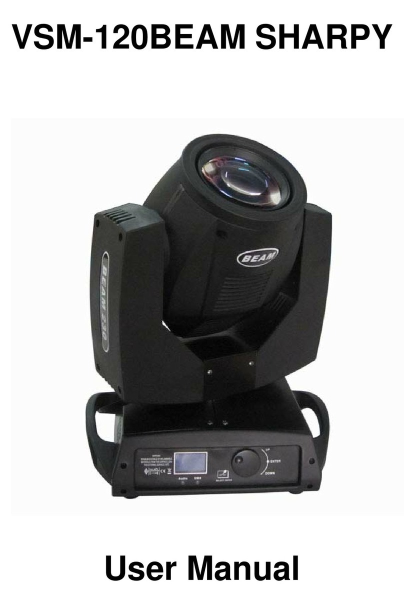 Beam SHARPY VSM-120 user manual