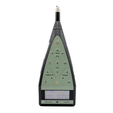 BRUEL & KJAER 2236 Installation and operating instructions