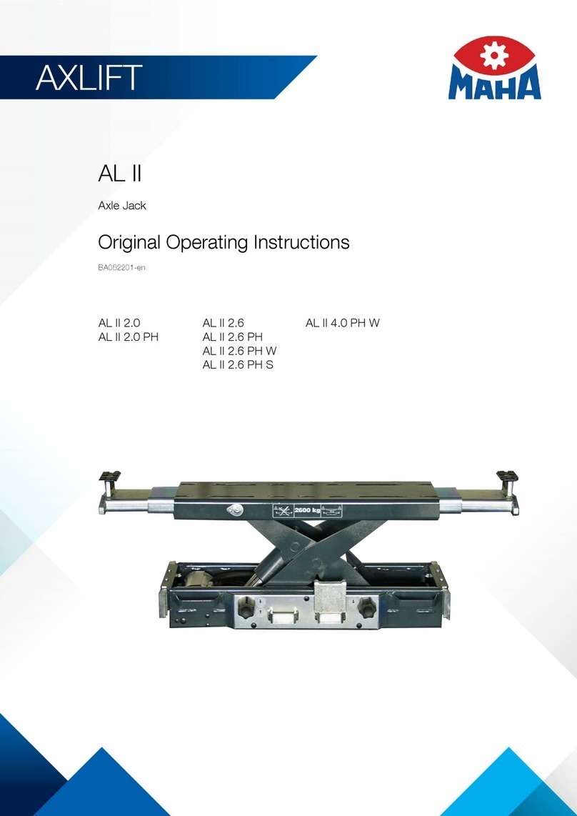 MAHA AL II Series operating instructions